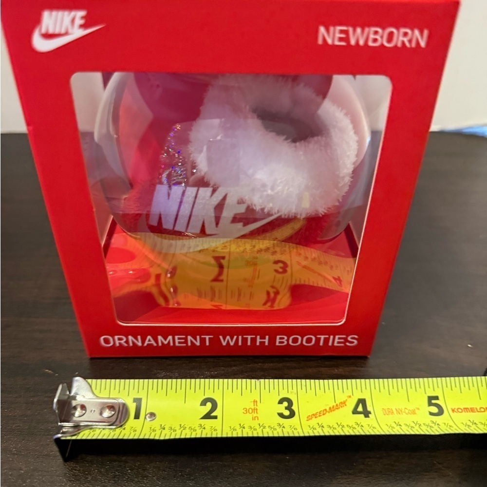 Nike Infant Booties in Red “ornament” NIB
